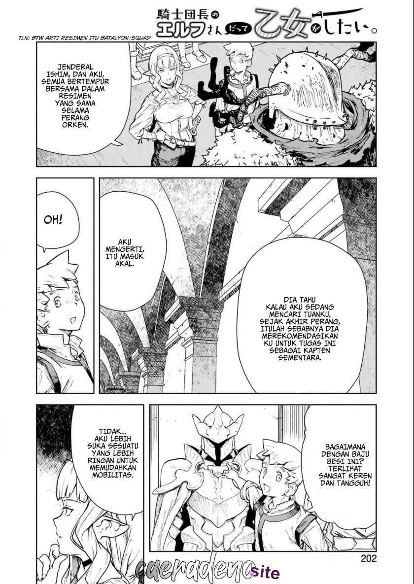 Even the Captain Knight, Miss Elf, Wants to be a Maiden Chapter 03 Bahasa Indonesia