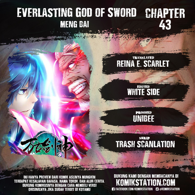 Everlasting God of Sword Chapter 43 Bahasa Indonesia