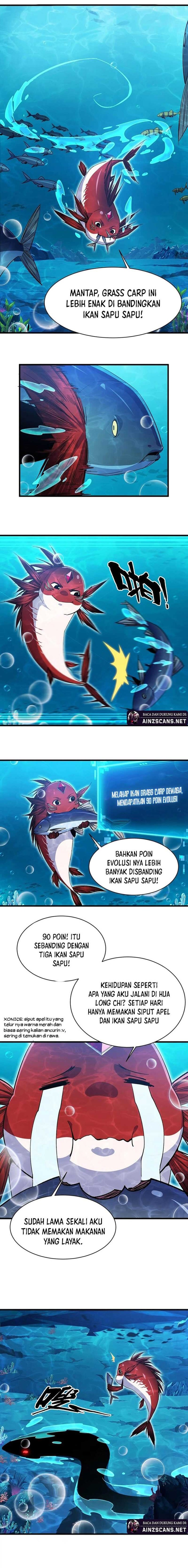 Evolution from Carp to Divine Dragon Chapter 08 Bahasa Indonesia