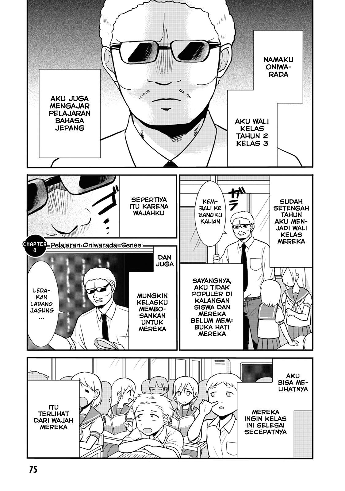 Expressionless Face Girl and Emotional Face Boy Chapter 08 Bahasa Indonesia