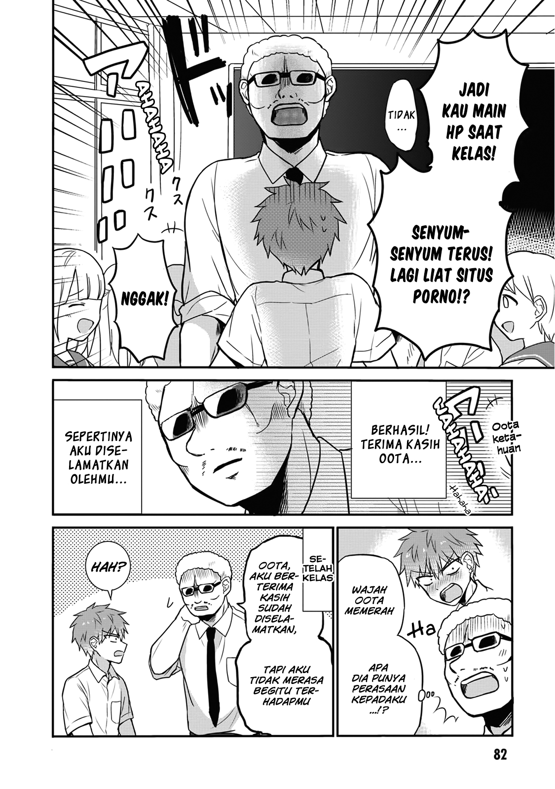 Expressionless Face Girl and Emotional Face Boy Chapter 08 Bahasa Indonesia