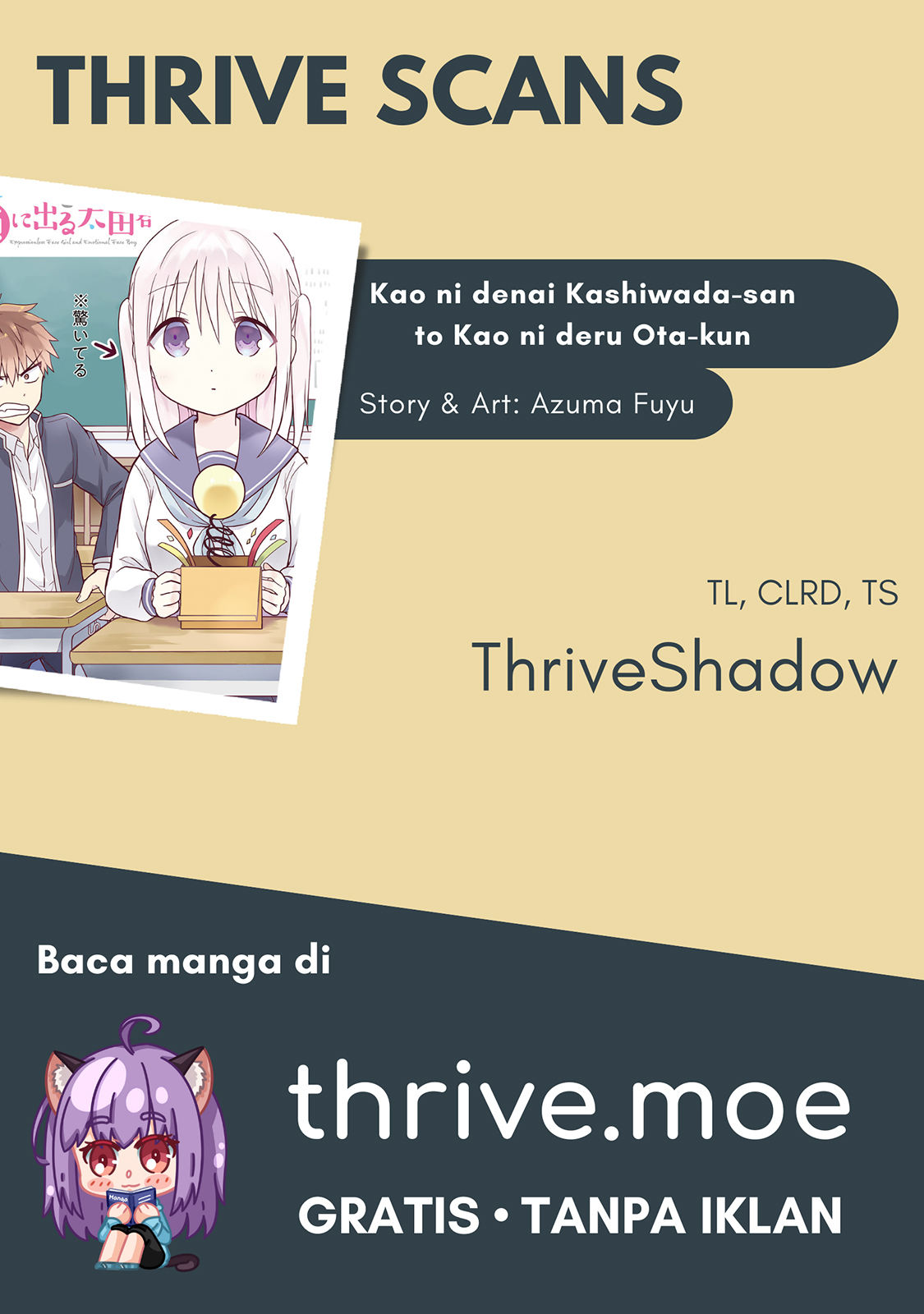 Expressionless Face Girl and Emotional Face Boy Chapter 08 Bahasa Indonesia