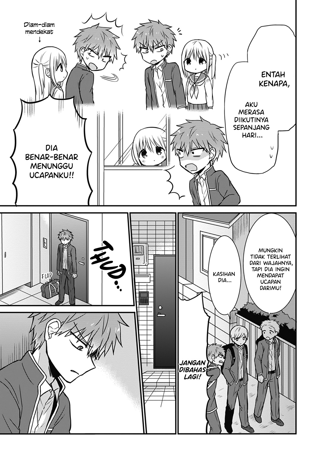 Expressionless Face Girl and Emotional Face Boy Chapter 14 Bahasa Indonesia