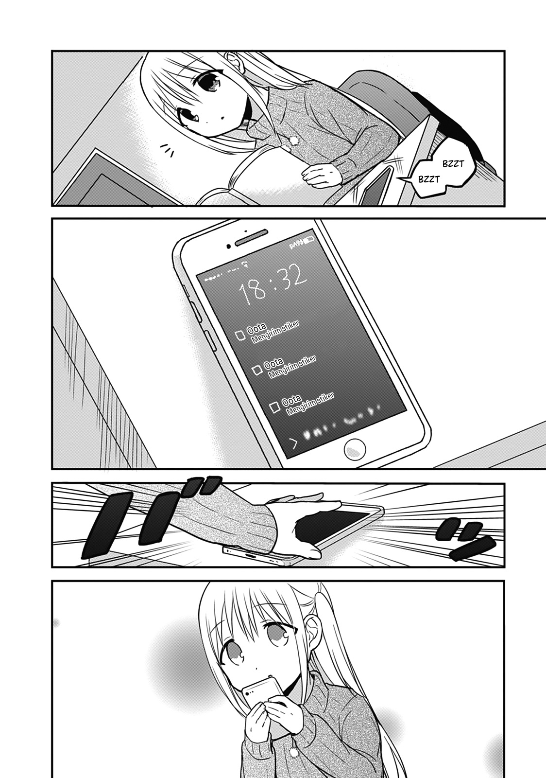 Expressionless Face Girl and Emotional Face Boy Chapter 14 Bahasa Indonesia