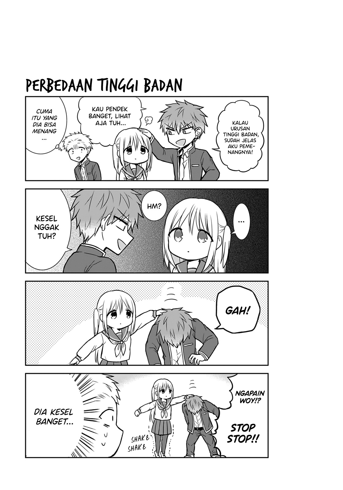 Expressionless Face Girl and Emotional Face Boy Chapter 14 Bahasa Indonesia
