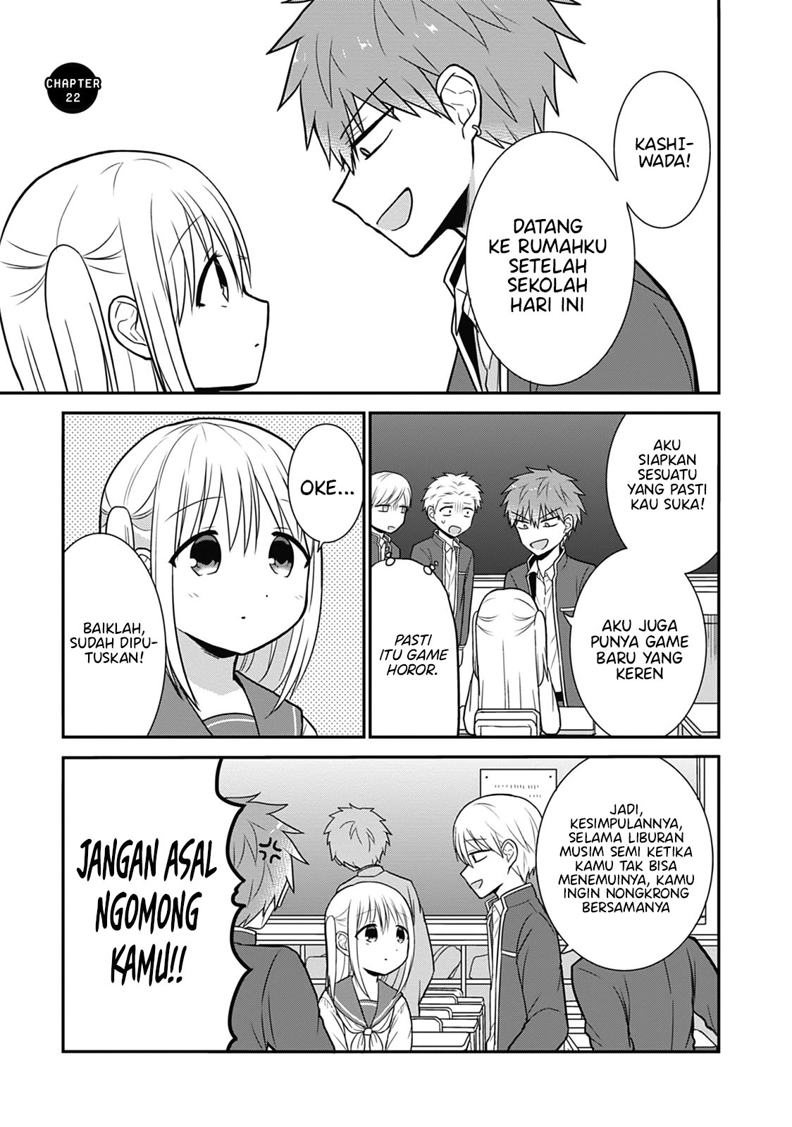 Expressionless Face Girl and Emotional Face Boy chapter 22