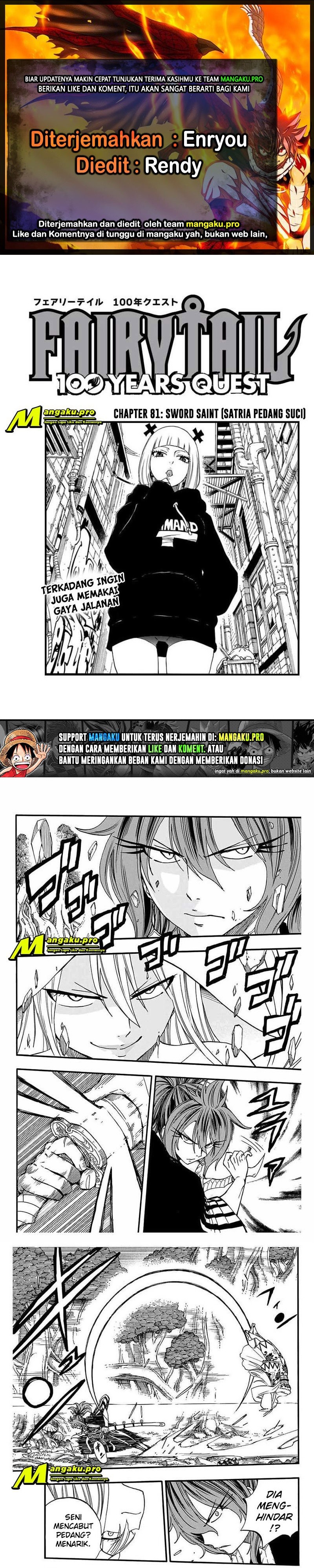 Fairy Tail: 100 Years Quest Chapter 81 Bahasa Indonesia