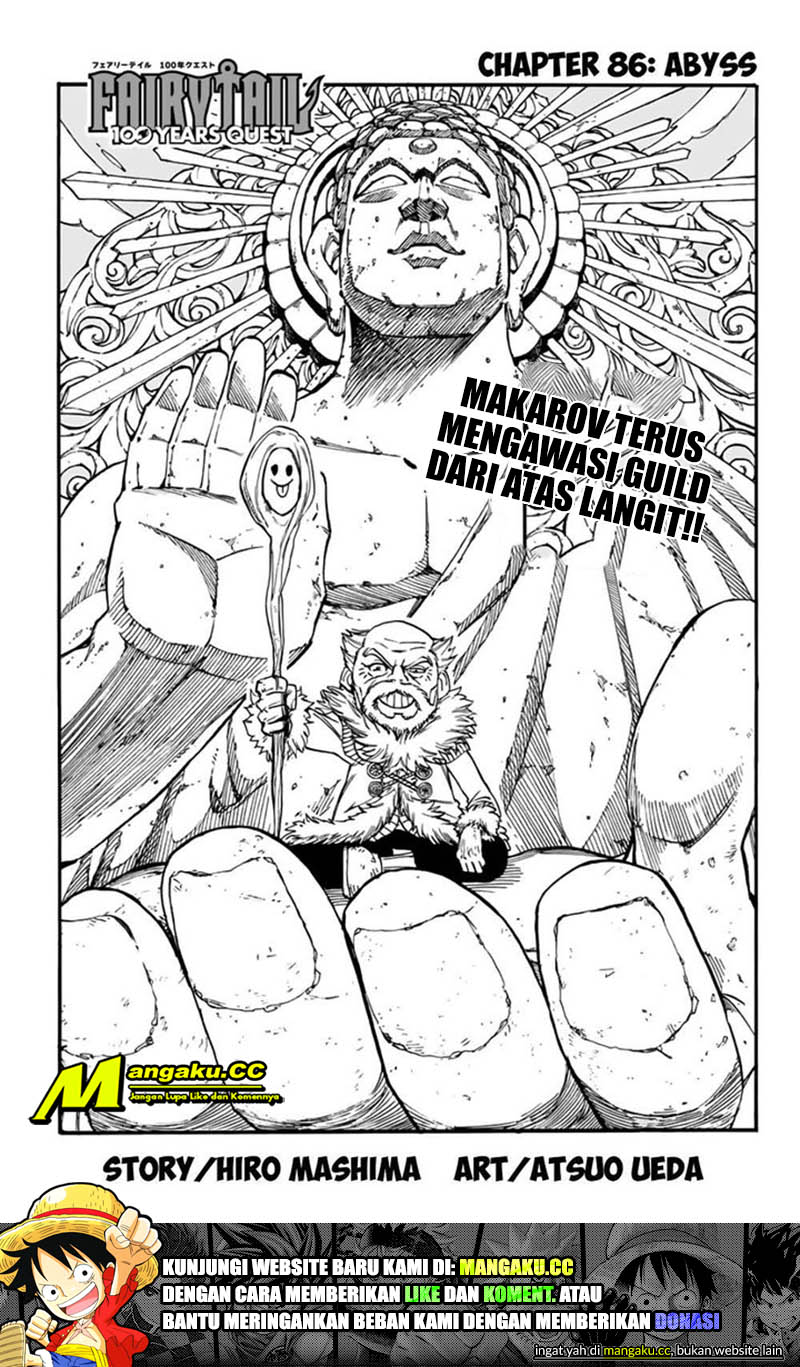 Fairy Tail: 100 Years Quest Chapter 86 Bahasa Indonesia