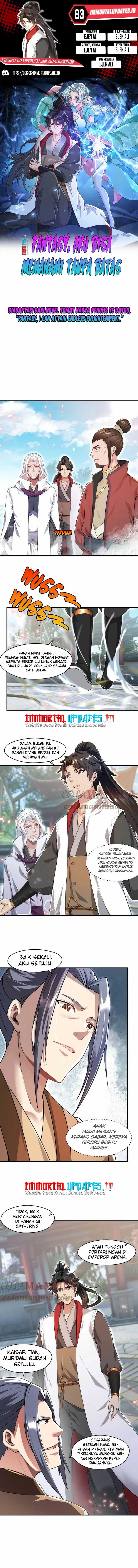 Fantasy: I Can Experience Limitless Enlightenment Chapter 83 Bahasa Indonesia