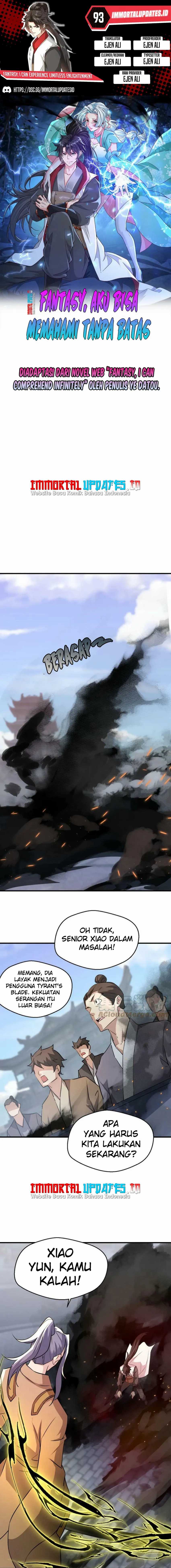 Fantasy: I Can Experience Limitless Enlightenment chapter 93
