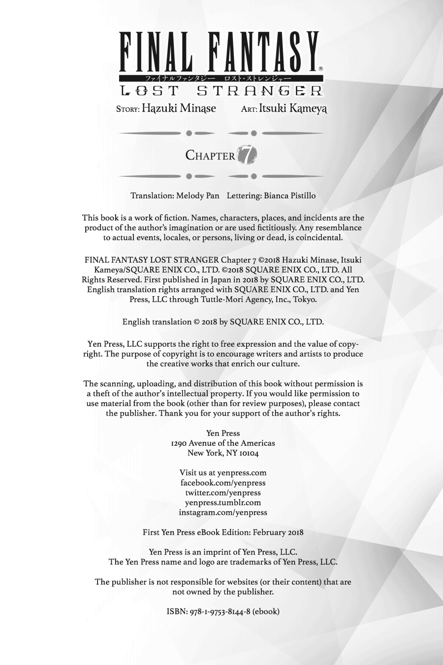 Final Fantasy: Lost Stranger Chapter 07 Bahasa Indonesia