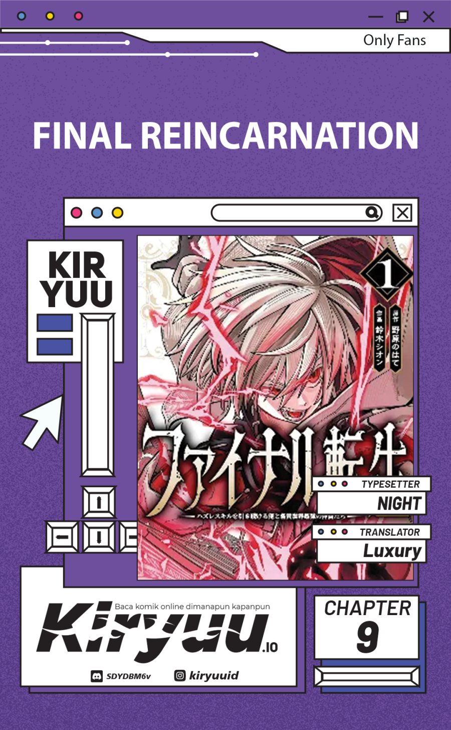 Final Reincarnation ~Me and the Strongest Companions in Each Other World, Keeping Pulling at the Bad Skills~ chapter 9