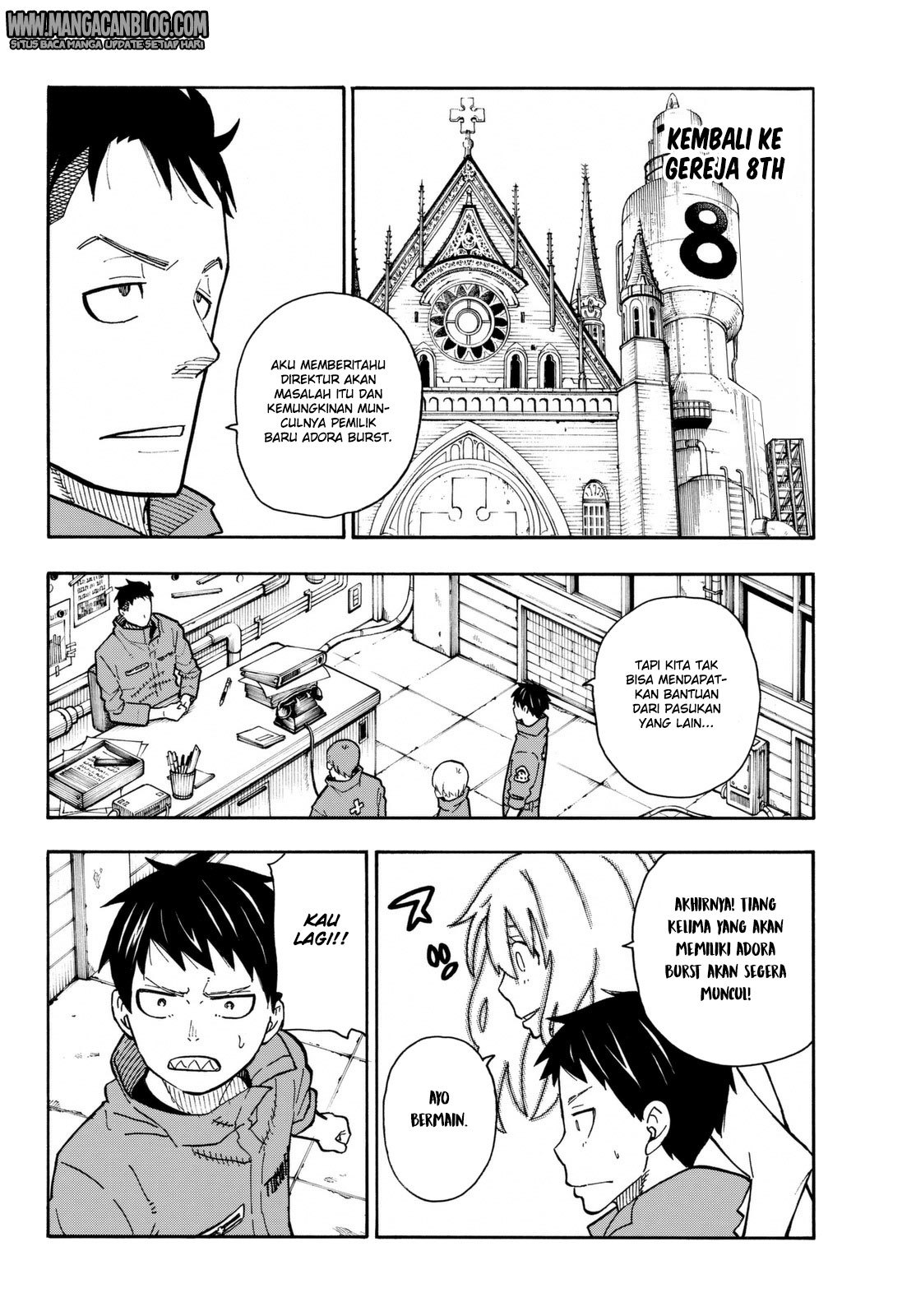Fire Brigade of Flame Chapter 100 Bahasa Indonesia