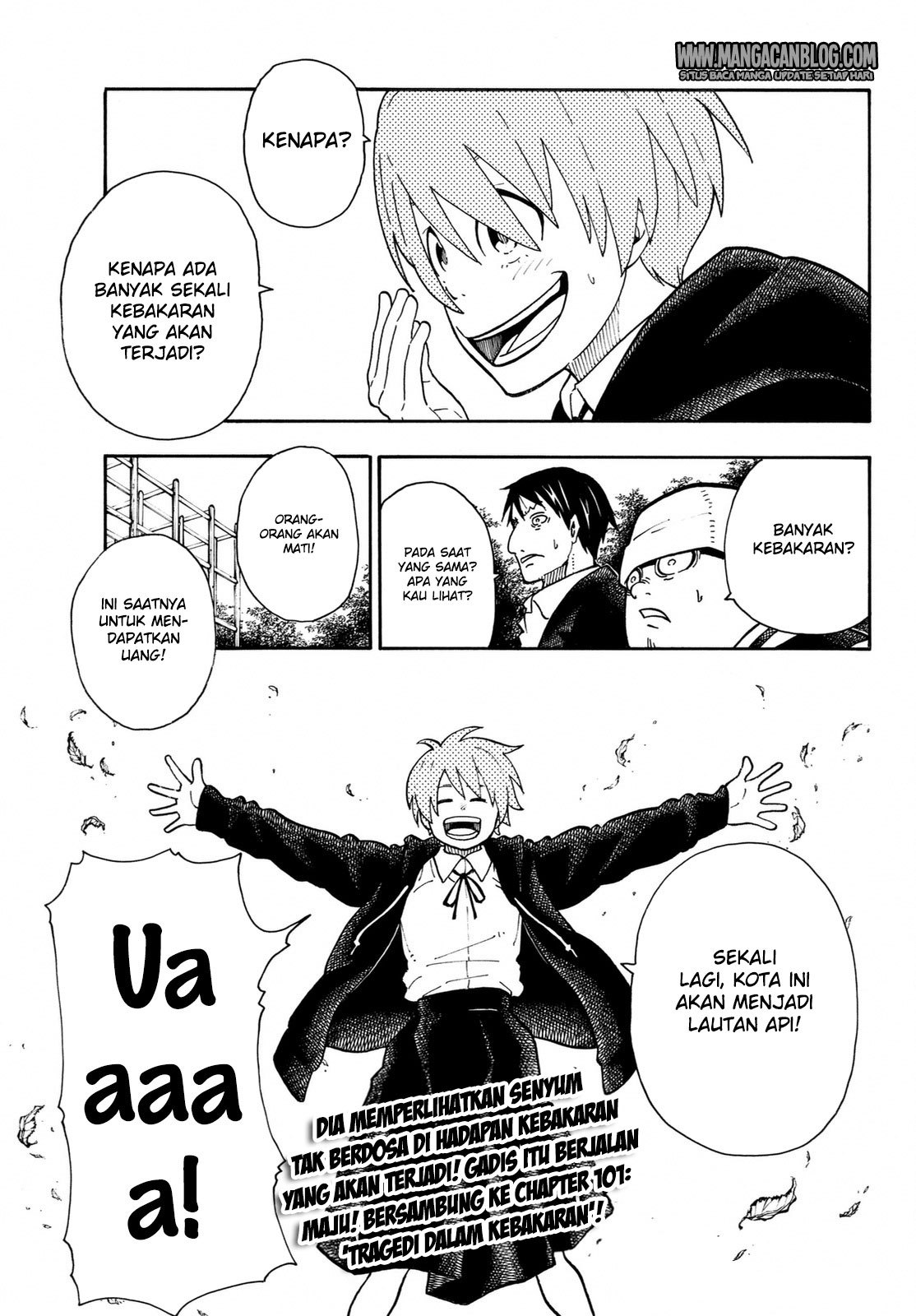 Fire Brigade of Flame Chapter 100 Bahasa Indonesia