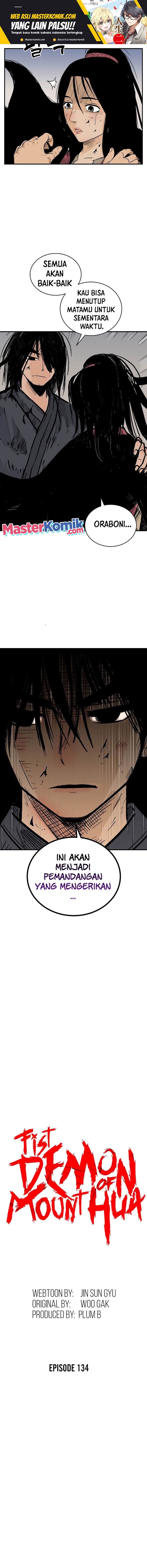 Fist Demon of Mount Hua Chapter 134 Bahasa Indonesia