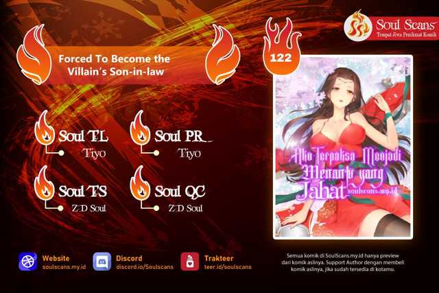 Forced To Become the Villain’s Son-in-law Chapter 122 Bahasa Indonesia