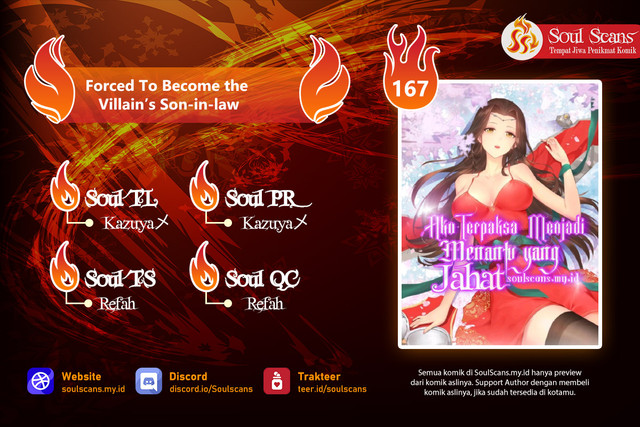 Forced To Become the Villain’s Son-in-law Chapter 167 Bahasa Indonesia