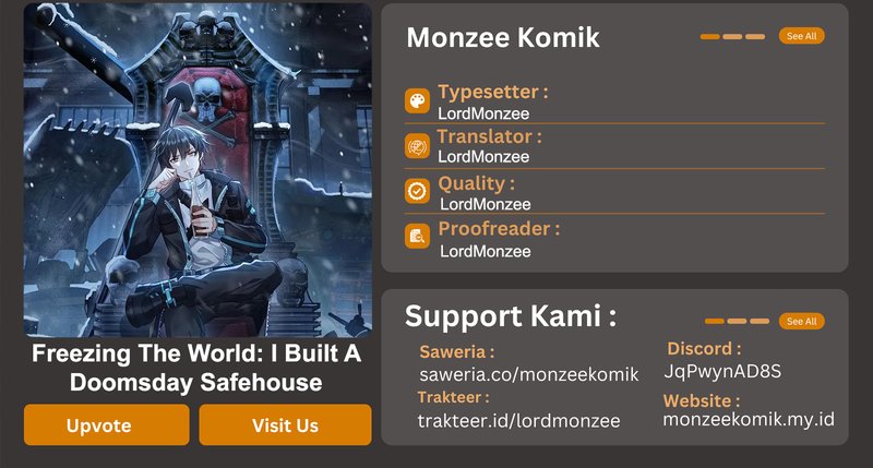 Freezing The World: I Built A Doomsday Safehouse Chapter 335 Bahasa Indonesia