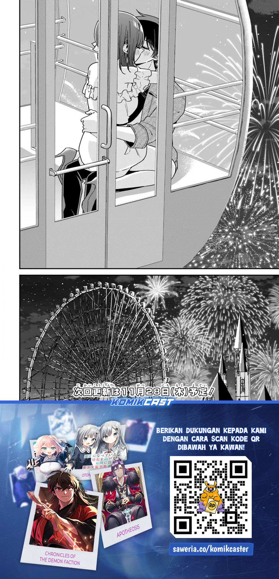 Futago Matomete Kanojo Ni Shinai Chapter 06.3 Bahasa Indonesia