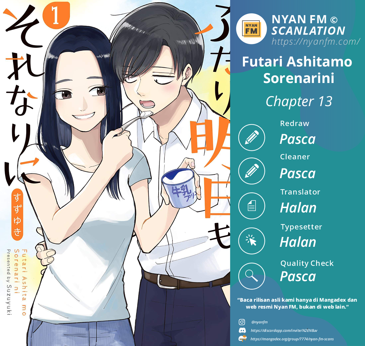 Futari Ashitamo Sorenarini Chapter 13 Bahasa Indonesia