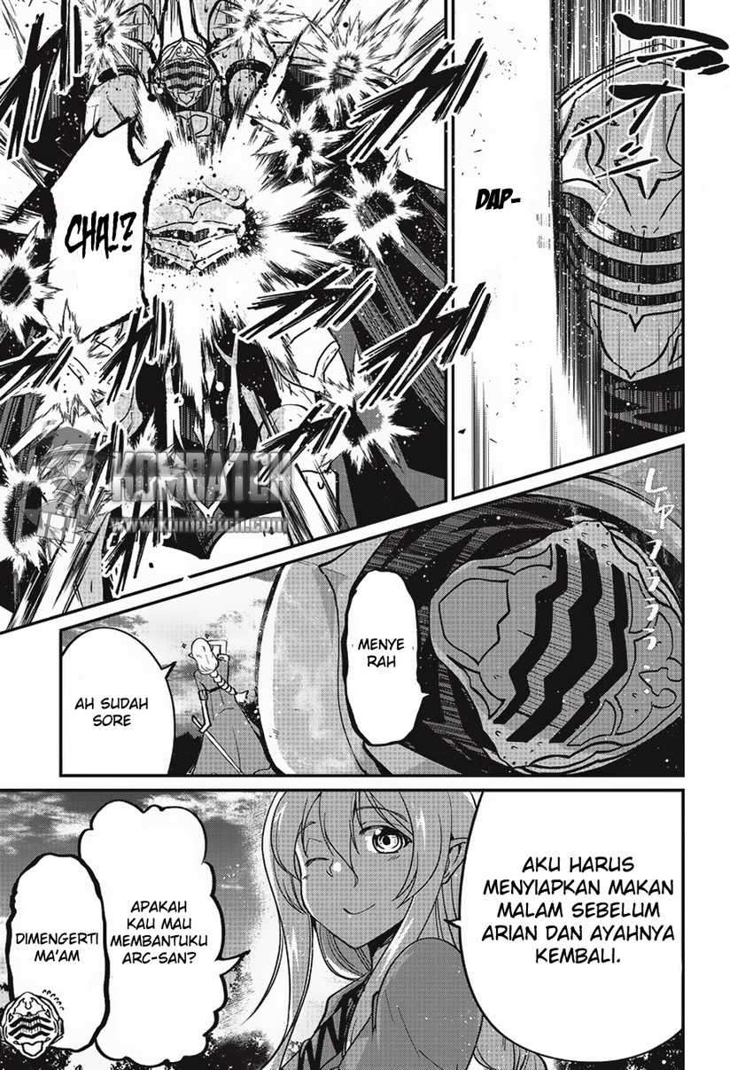 Gaikotsu Kishi-sama, Tadaima Isekai e Odekakechuu Chapter 09 Bahasa Indonesia