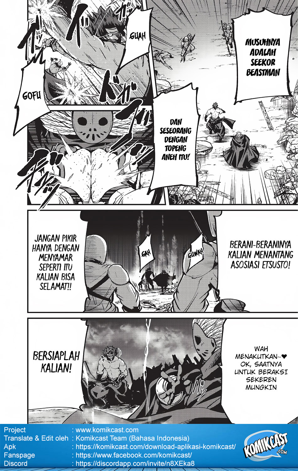 Gaikotsu Kishi-sama, Tadaima Isekai e Odekakechuu Chapter 14 Bahasa Indonesia
