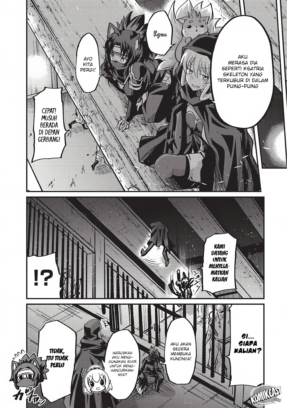 Gaikotsu Kishi-sama, Tadaima Isekai e Odekakechuu Chapter 14 Bahasa Indonesia