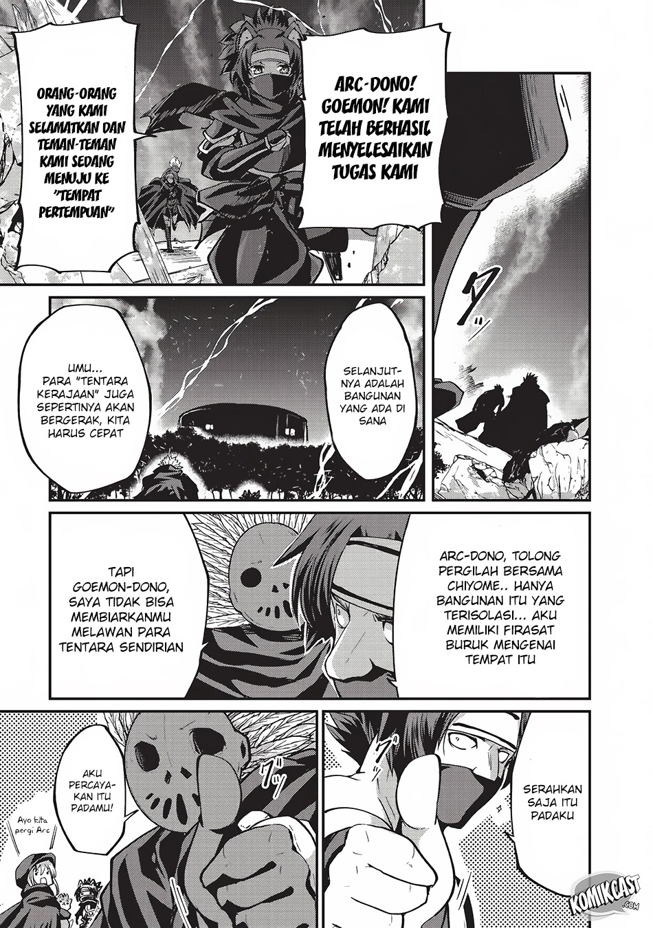 Gaikotsu Kishi-sama, Tadaima Isekai e Odekakechuu Chapter 14 Bahasa Indonesia