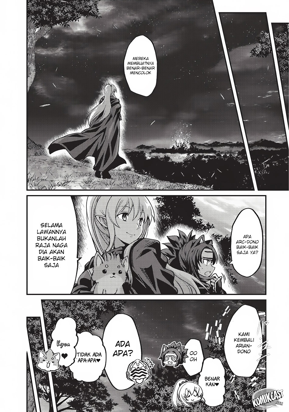 Gaikotsu Kishi-sama, Tadaima Isekai e Odekakechuu Chapter 14 Bahasa Indonesia