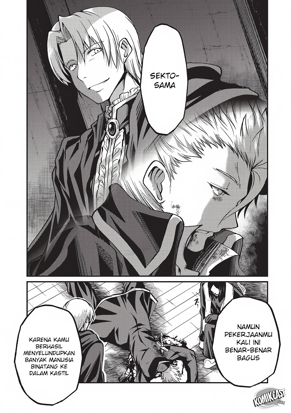 Gaikotsu Kishi-sama, Tadaima Isekai e Odekakechuu Chapter 14 Bahasa Indonesia
