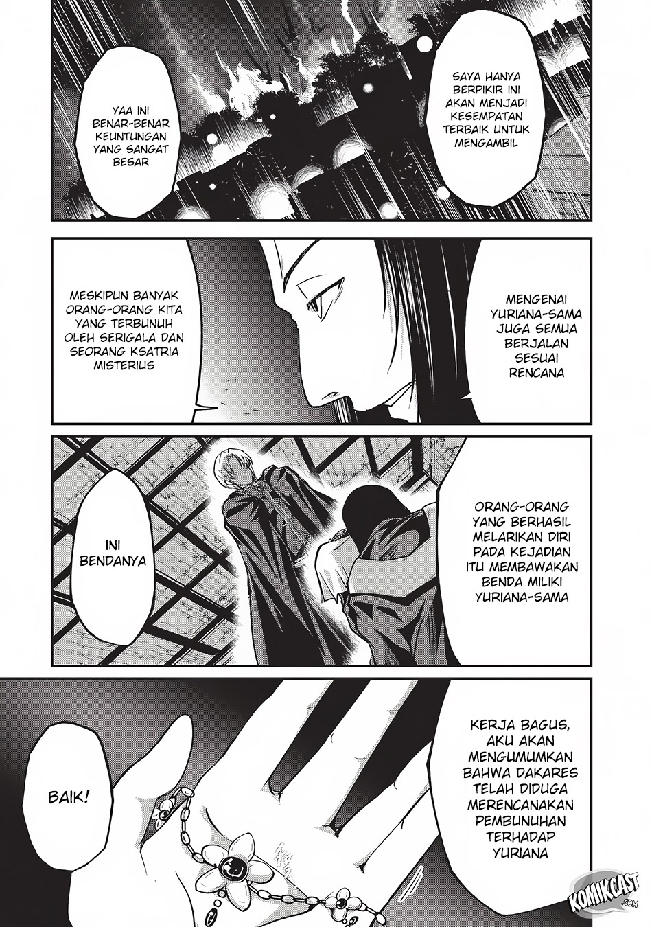 Gaikotsu Kishi-sama, Tadaima Isekai e Odekakechuu Chapter 14 Bahasa Indonesia