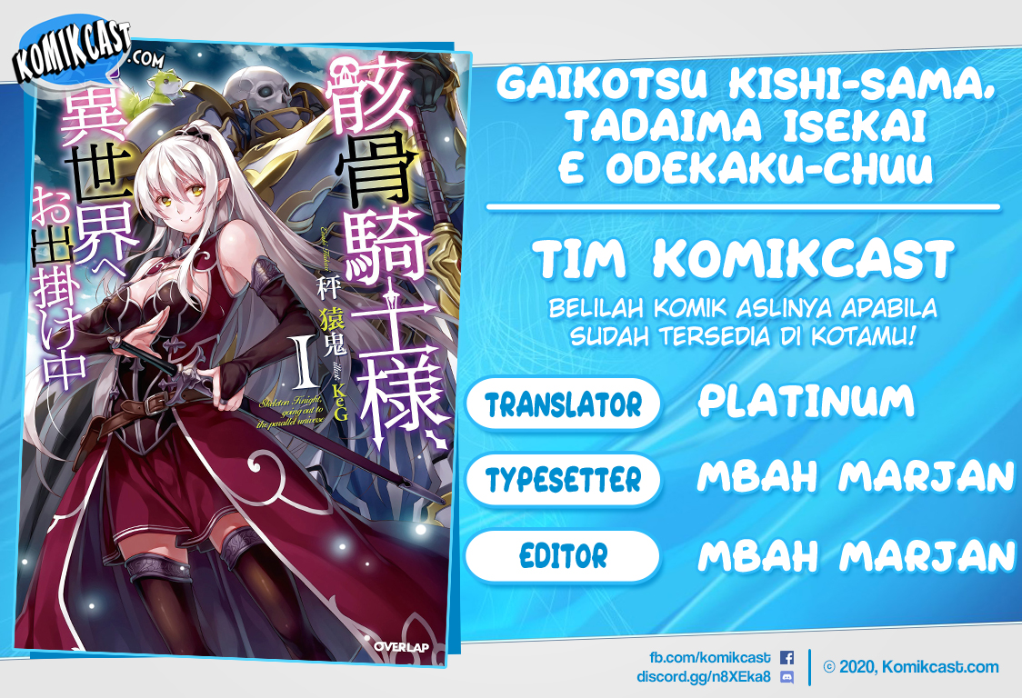 Gaikotsu Kishi-sama, Tadaima Isekai e Odekakechuu Chapter 39 Bahasa Indonesia