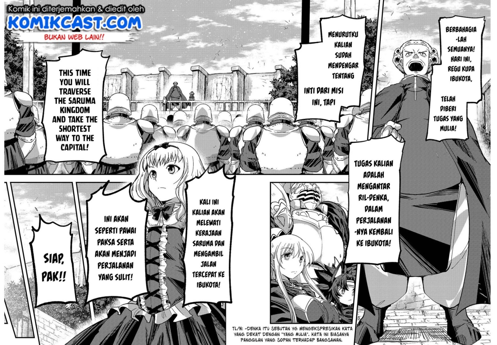 Gaikotsu Kishi-sama, Tadaima Isekai e Odekakechuu Chapter 39 Bahasa Indonesia