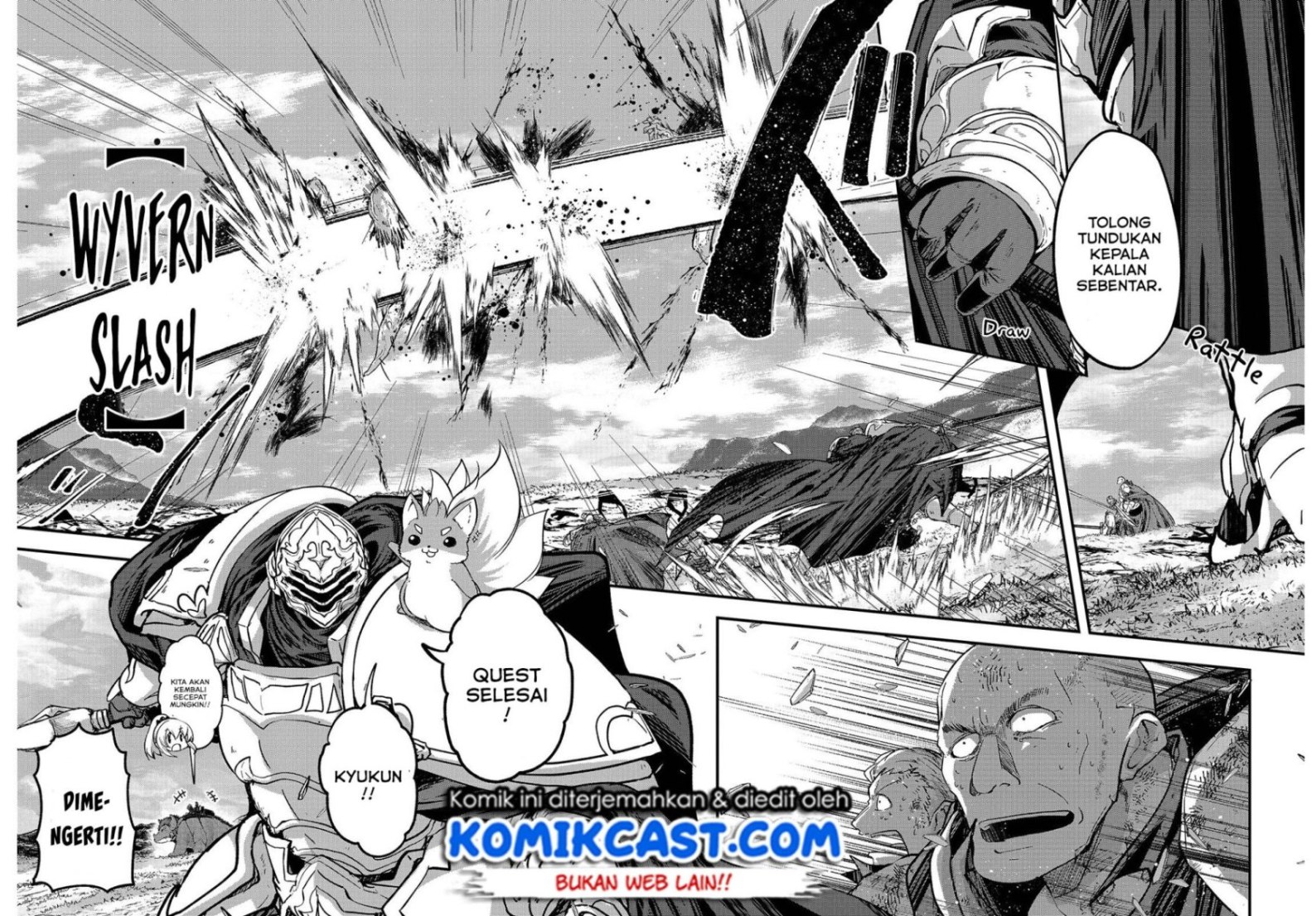 Gaikotsu Kishi-sama, Tadaima Isekai e Odekakechuu Chapter 39 Bahasa Indonesia