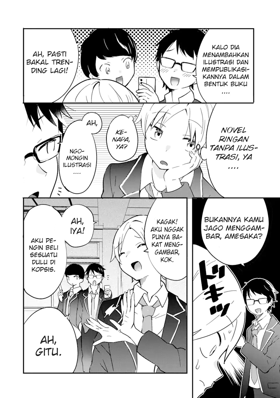 Gakuen 1 no Bishoujo wa x x Eshi no Ore ni Horeteiru!? (The Number 1 Beautiful Girl in the School is in Love With Me, the XXX Artist.) chapter 1