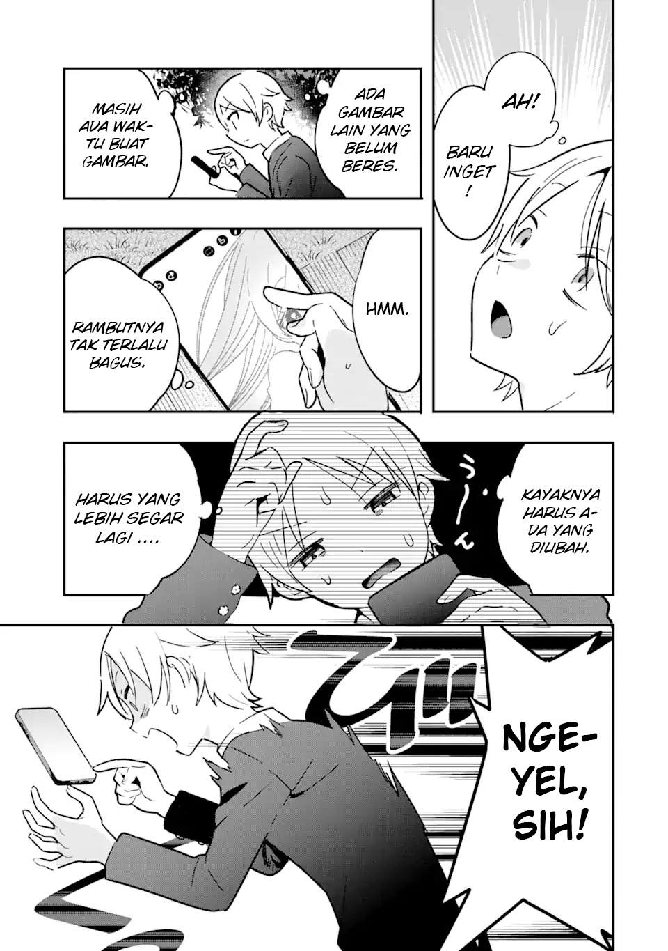 Gakuen 1 no Bishoujo wa x x Eshi no Ore ni Horeteiru!? (The Number 1 Beautiful Girl in the School is in Love With Me, the XXX Artist.) chapter 1