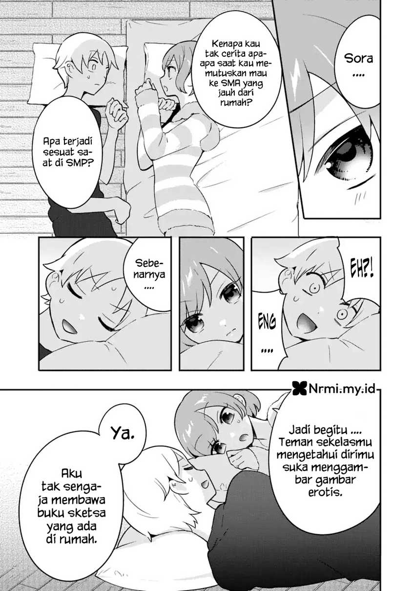 Gakuen 1 no Bishoujo wa x x Eshi no Ore ni Horeteiru!? (The Number 1 Beautiful Girl in the School is in Love With Me, the XXX Artist.) chapter 7