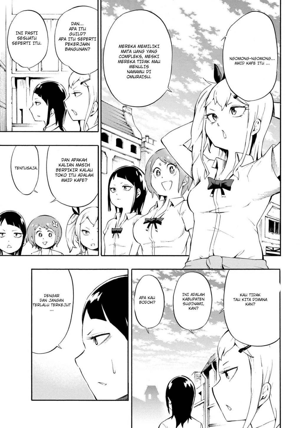Gal Tensei Isekai Seikatsu Majidarui chapter 1