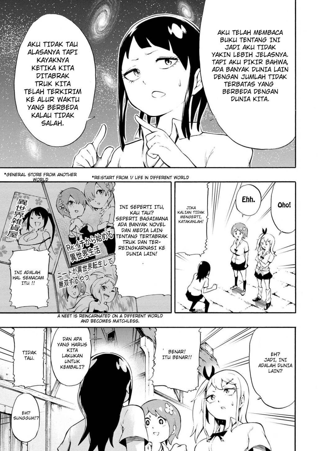 Gal Tensei Isekai Seikatsu Majidarui chapter 1
