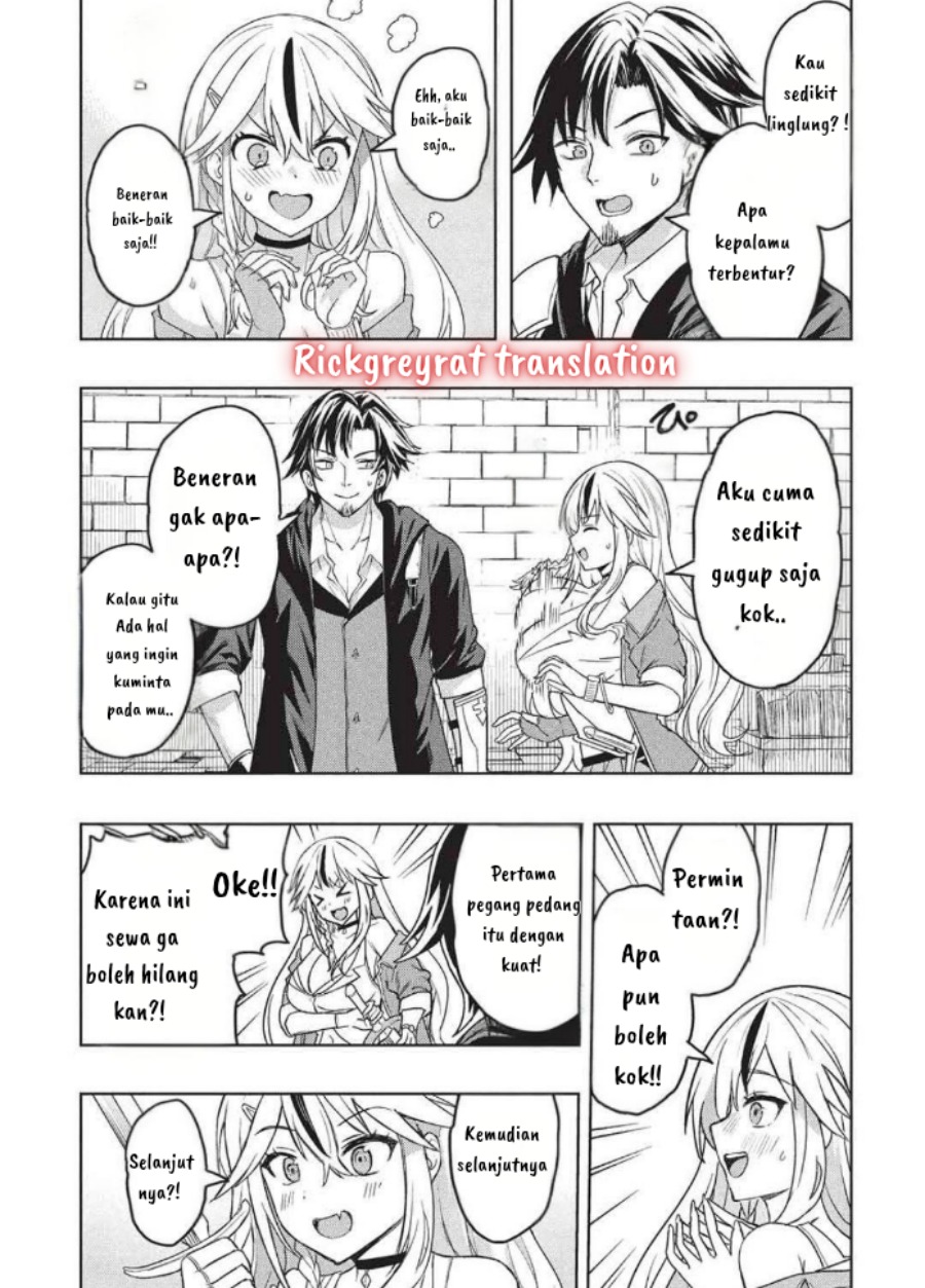 Gal to Dungeon to Shuukai Okure no Tansaku Eiyuutan Chapter 02 Bahasa Indonesia