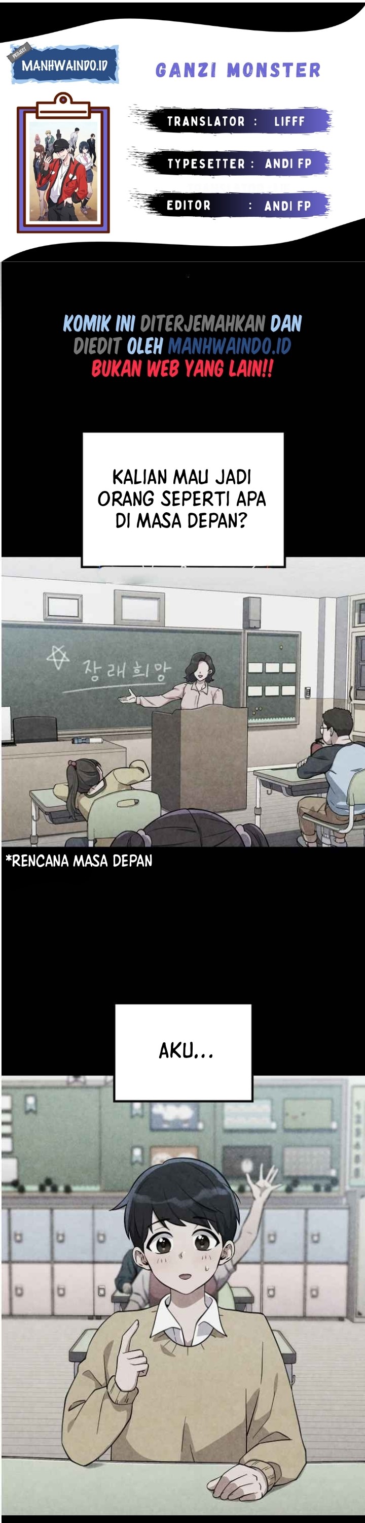 Ganzi Monster Chapter 01 Bahasa Indonesia