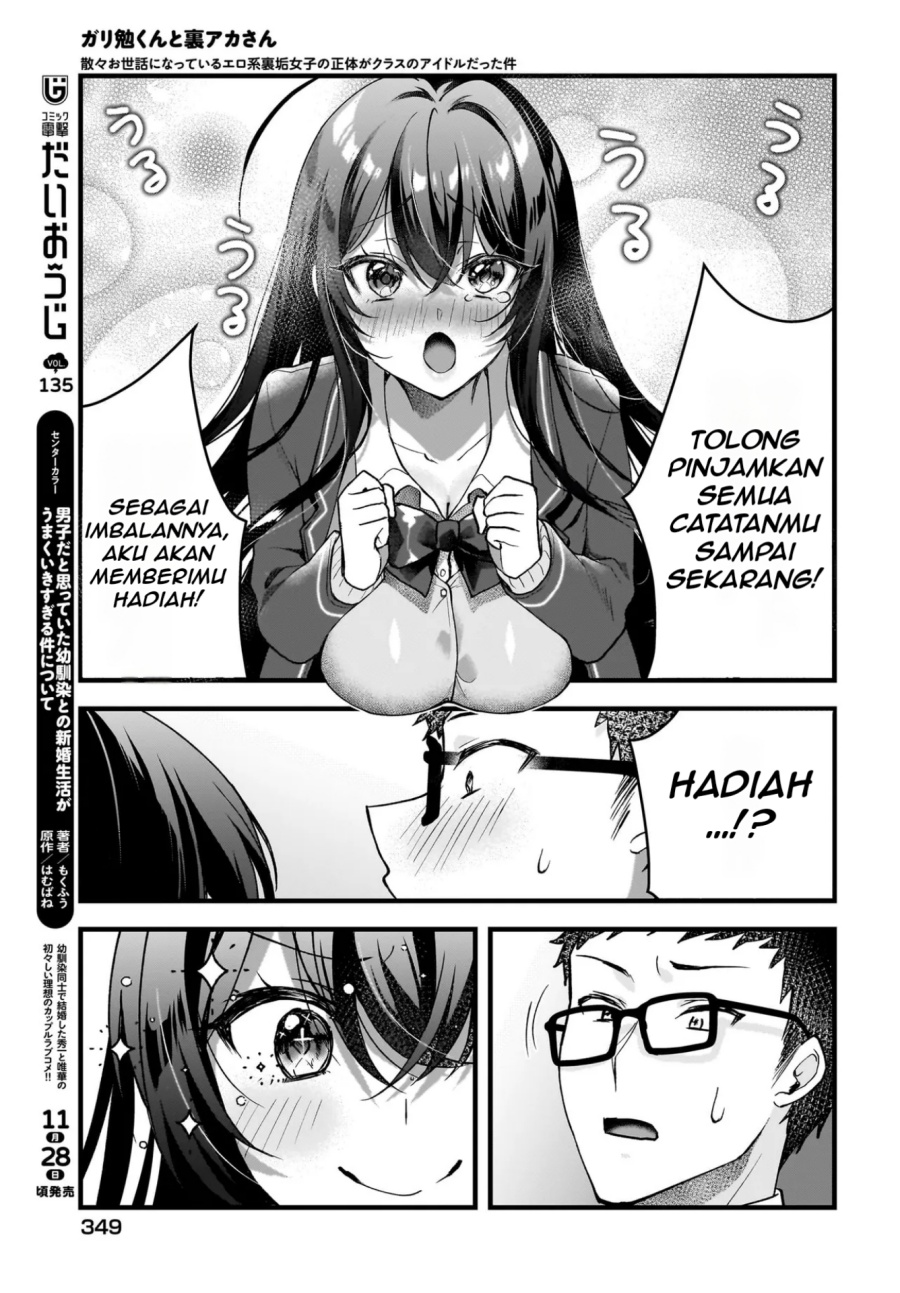 Gari Tsutomu-kun to Uraaka-san – Sanzan Osewa ni Natteiru Ero-kei Uraaka Joshi no Shoutai ga Kurasu no Idol Datta Ken Chapter 03 Bahasa Indonesia