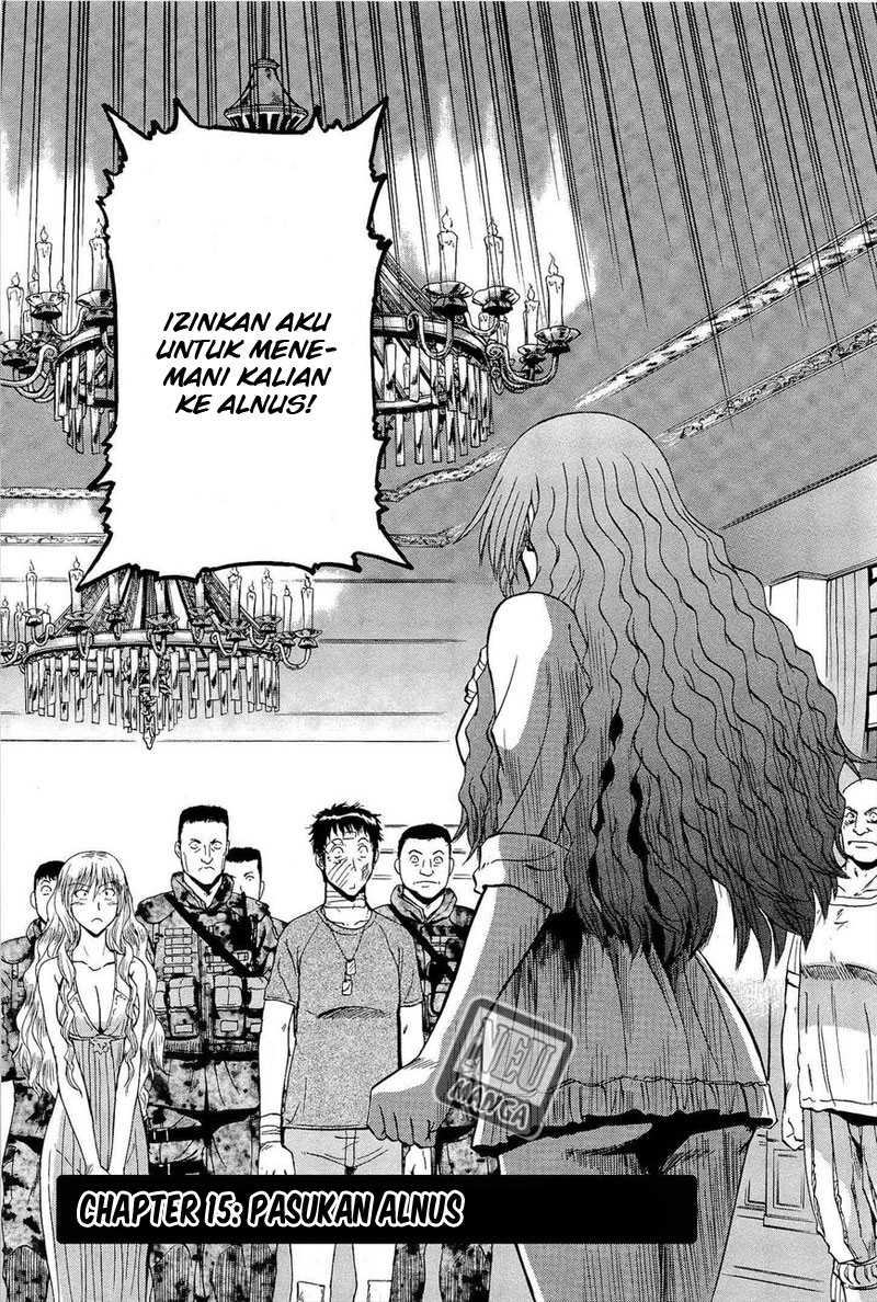 Gate – Jietai Kare no Chi nite, Kaku Tatakeri chapter 15