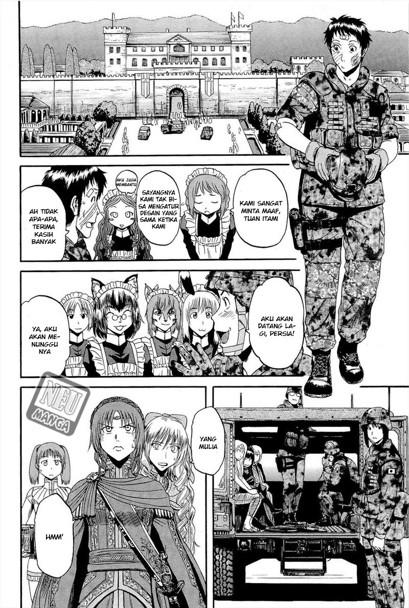 Gate – Jietai Kare no Chi nite, Kaku Tatakeri chapter 15