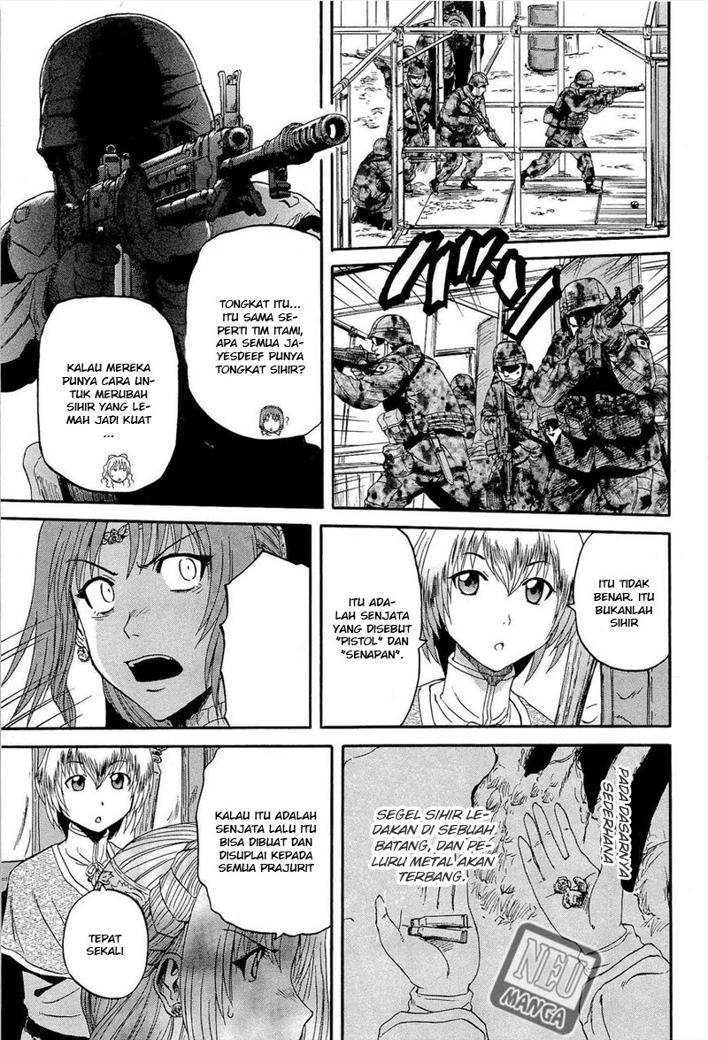 Gate – Jietai Kare no Chi nite, Kaku Tatakeri chapter 15