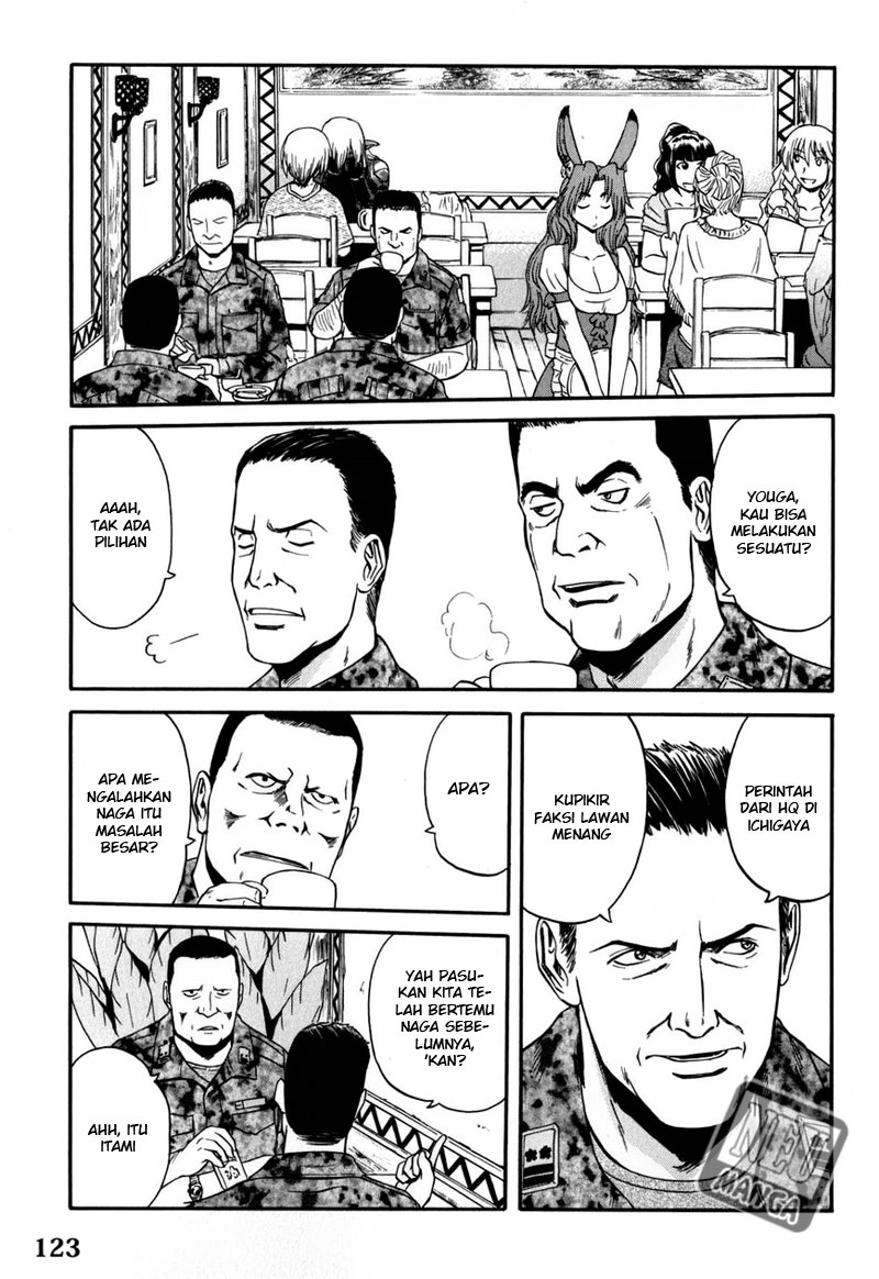 Gate – Jietai Kare no Chi nite, Kaku Tatakeri chapter 28