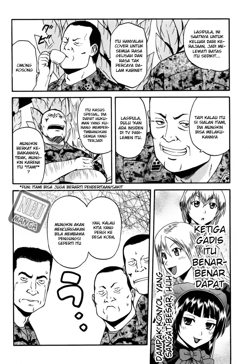 Gate – Jietai Kare no Chi nite, Kaku Tatakeri chapter 28