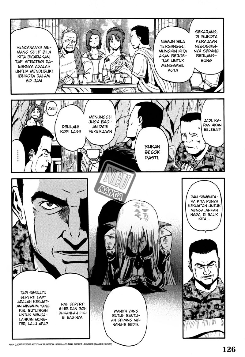 Gate – Jietai Kare no Chi nite, Kaku Tatakeri chapter 28