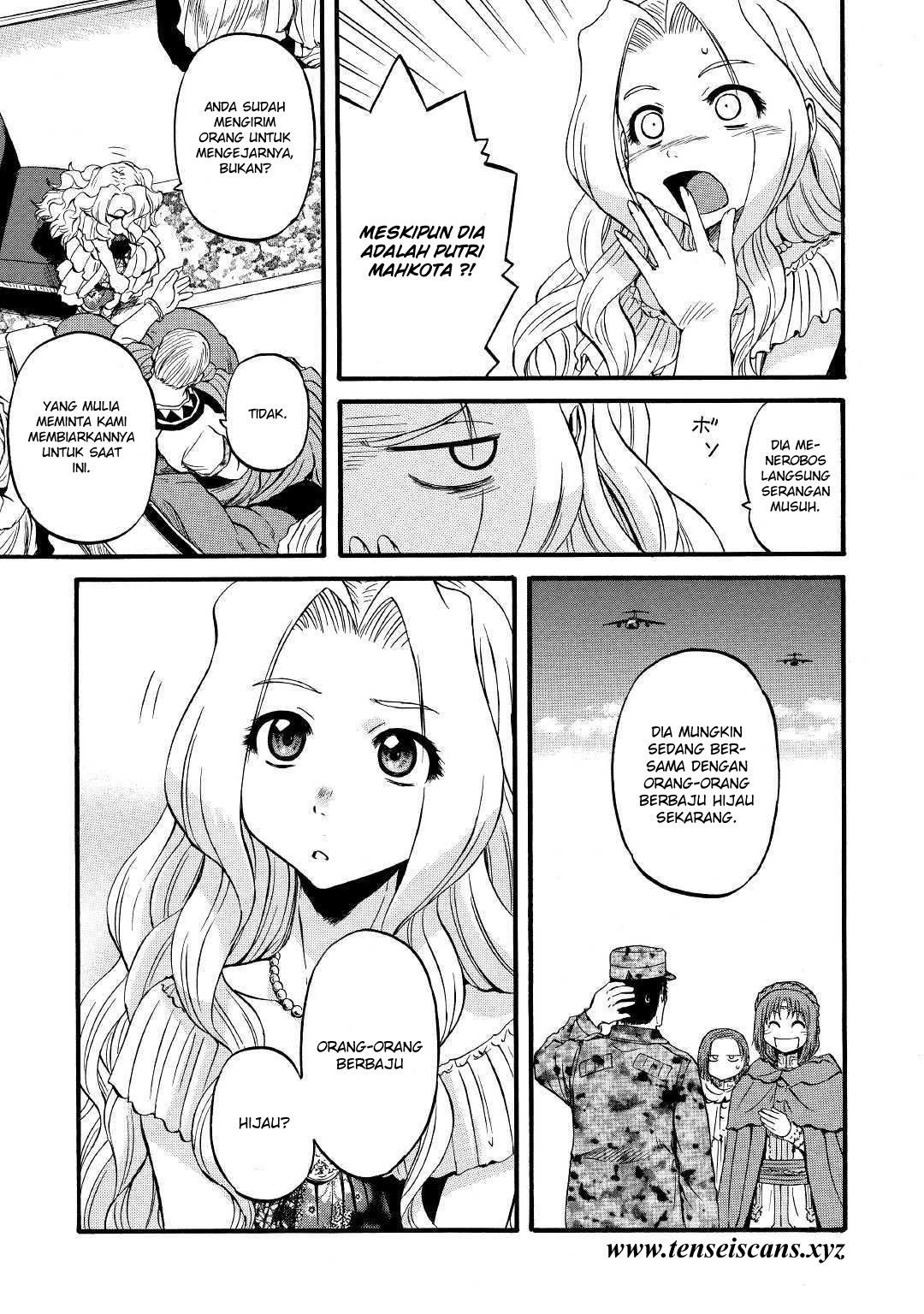 Gate – Jietai Kare no Chi nite, Kaku Tatakeri chapter 91