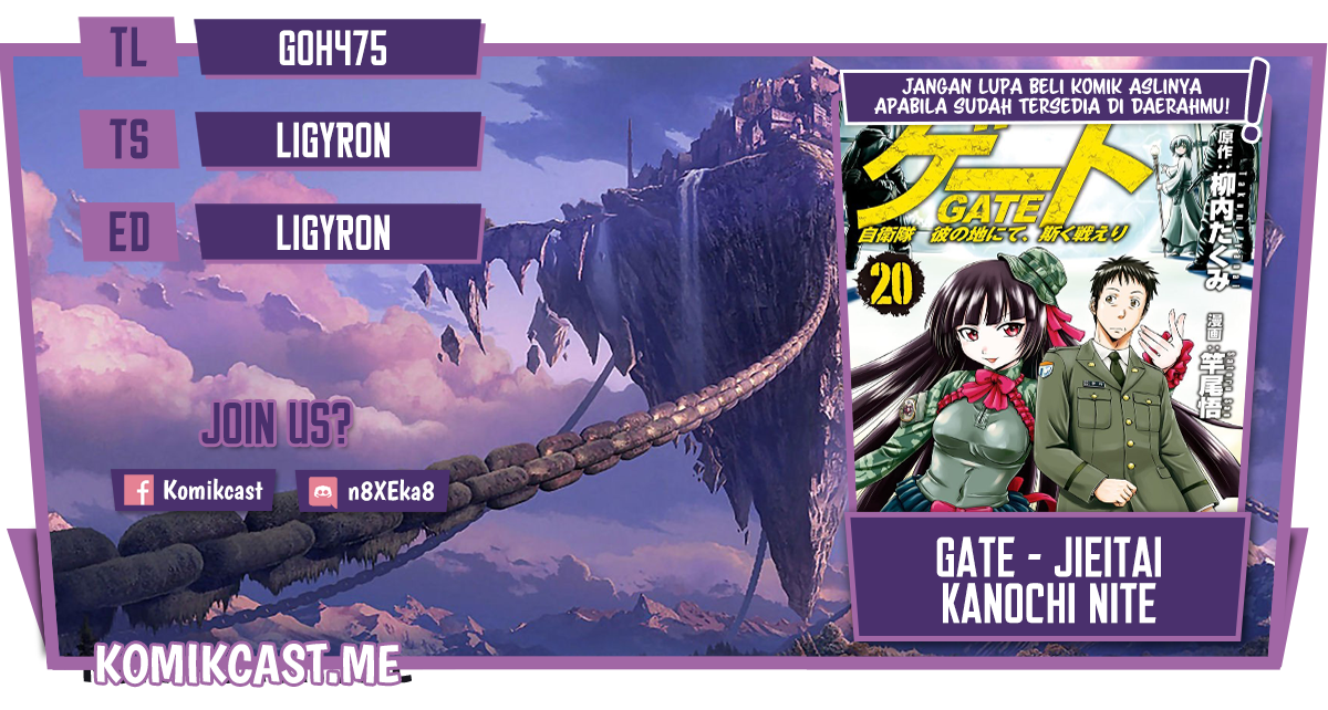 Gate – Jietai Kare no Chi nite, Kaku Tatakeri chapter 115
